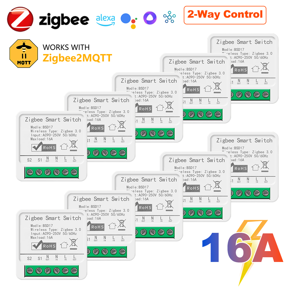 Smart Home Automation Diy - 16A ZigBee3.0 Akıllı Işık Anahtarı, Ev