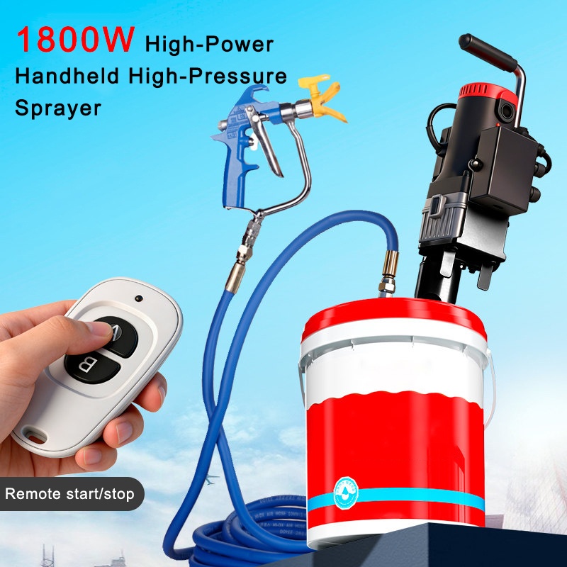 Diy Automation - 1800W Taşınabilir Yüksek Basınçlı Püskürtme Makinesi,