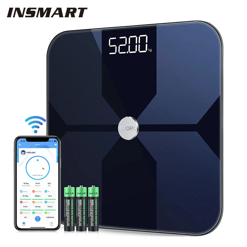 Home Automation Industry - Vücut Yağ Ölçeği Wifi Ev Hassas