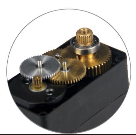 Home Automation Industry - SCS215 7.4V 19KG Çift şaftlı Bakır