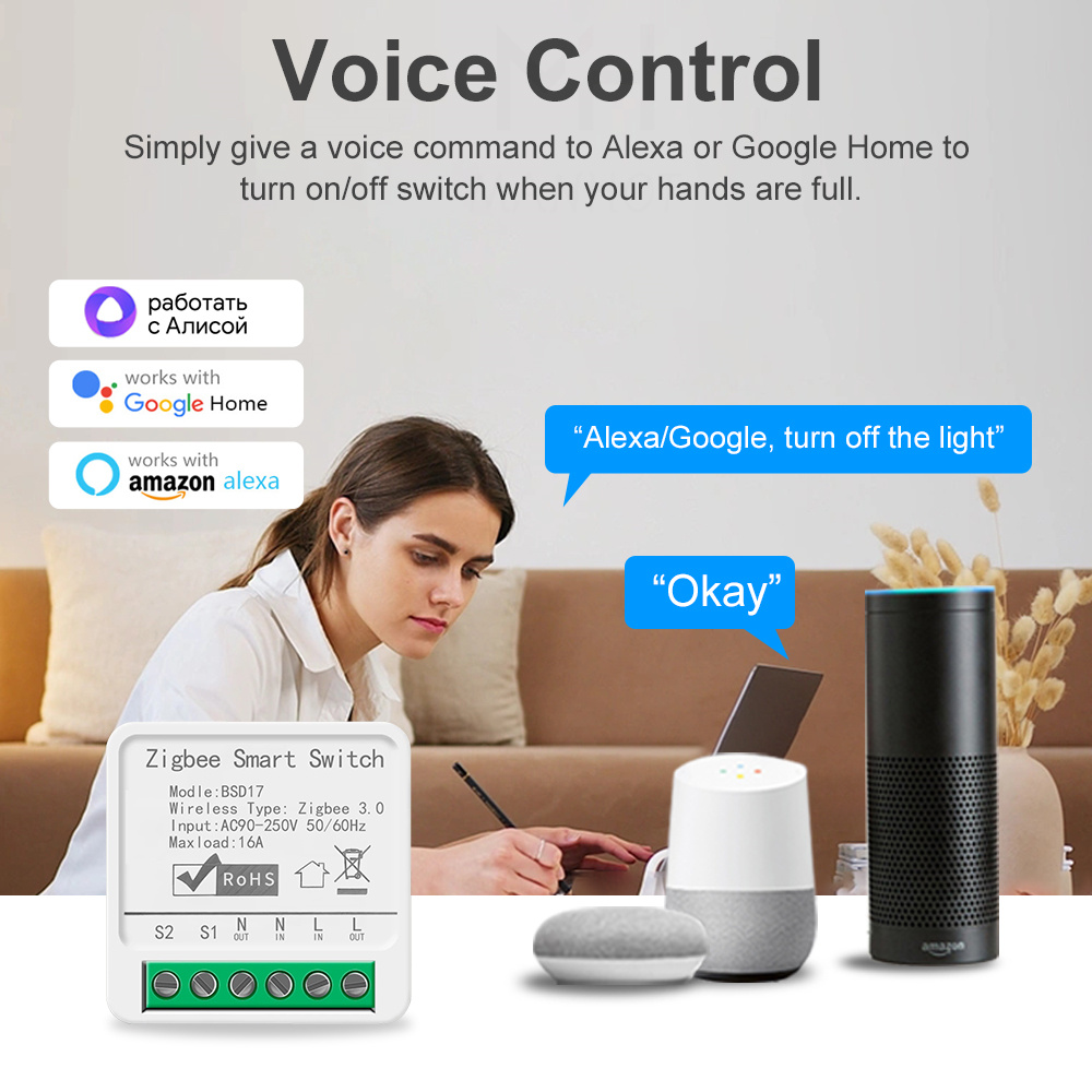 16A ZigBee3.0 Akıllı Işık Anah - Smart Home Automation Diy incelemesi ve fiyatı