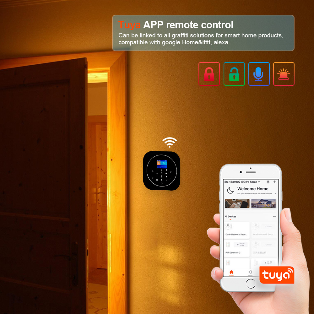 KERUI G12 Kablosuz Tuya Ev Ala - Smart Home Automation Diy incelemesi ve fiyatı