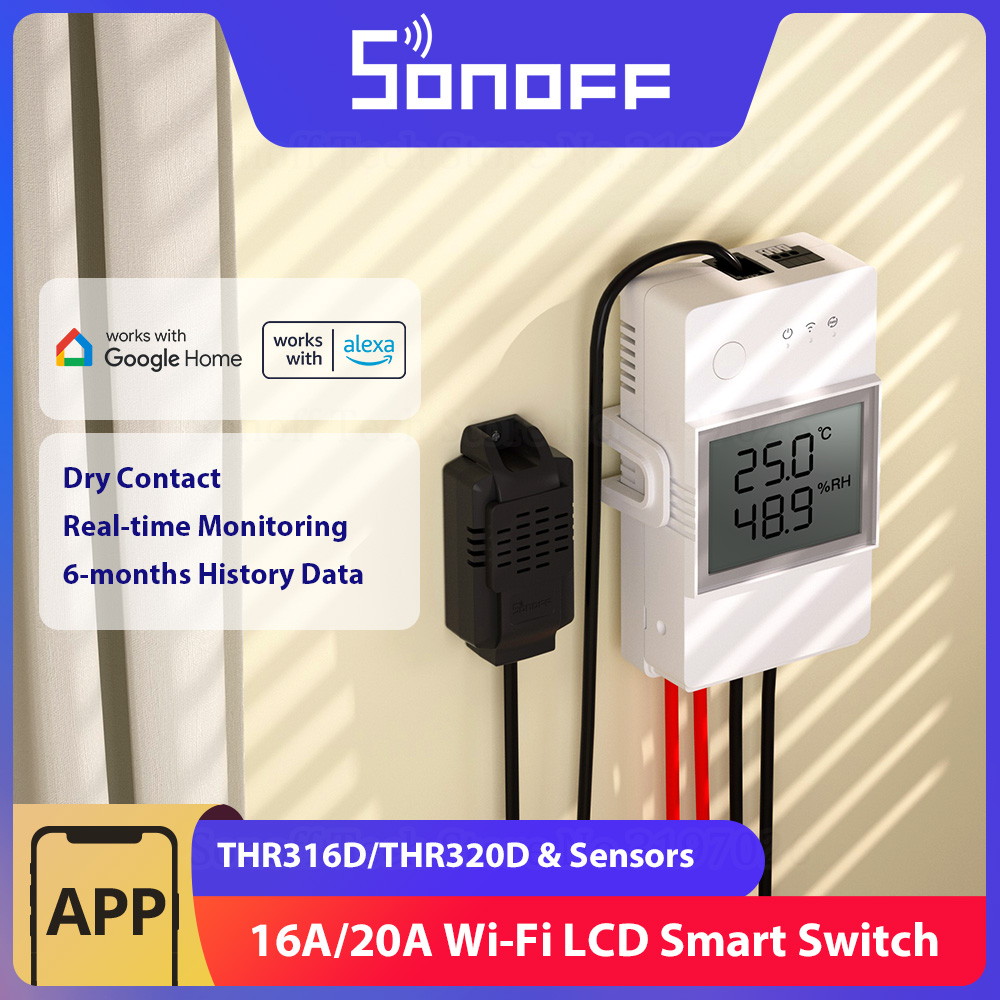 SONOFF THR316D/THR320D Sıcaklı - Sonoff Basic Switch incelemesi ve fiyatı